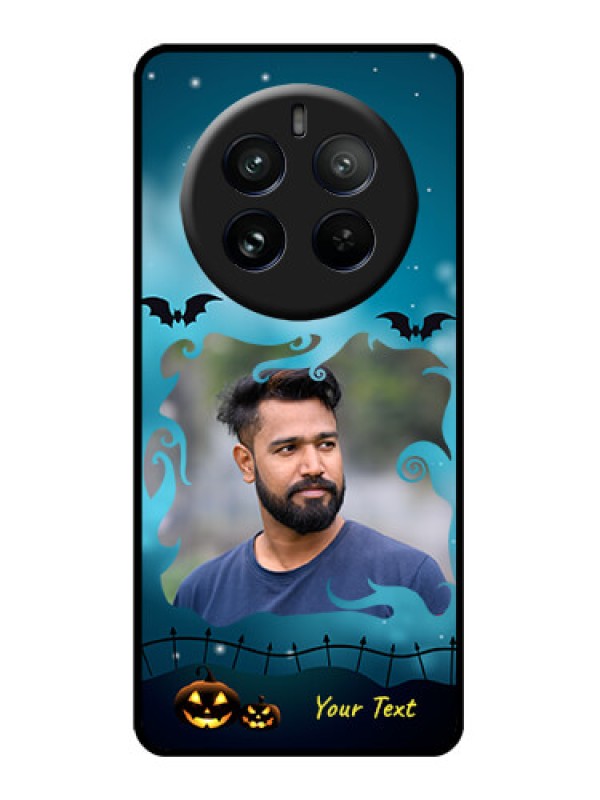 Custom Realme P1 Pro 5G Custom Glass Phone CaseHalloween Frame Design