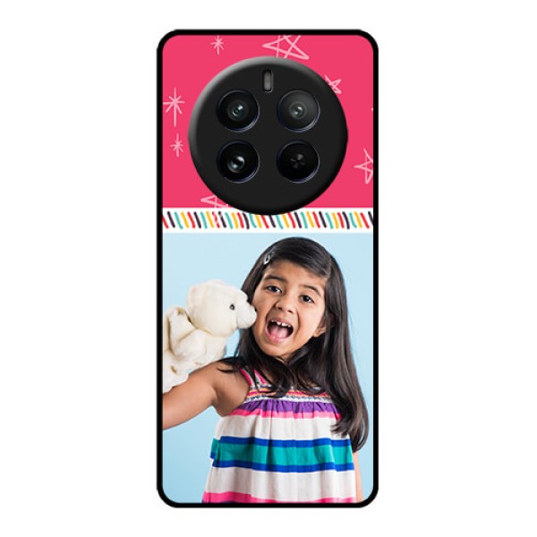 Realme P1 Pro 5G Custom Glass Phone CaseLine Art Design