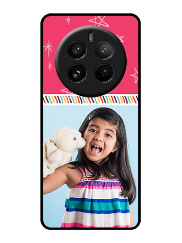 Custom Realme P1 Pro 5G Custom Glass Phone CaseLine Art Design