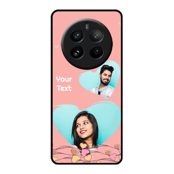 Realme P1 Pro 5G Custom Glass Phone CaseLove Doodle Design