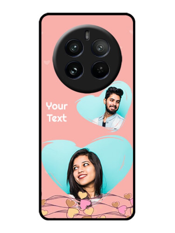 Custom Realme P1 Pro 5G Custom Glass Phone CaseLove Doodle Design