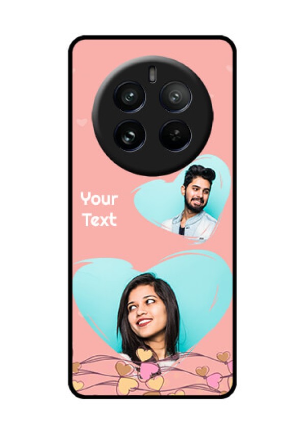 Realme P1 Pro 5G Custom Glass Phone CaseLove Doodle Design