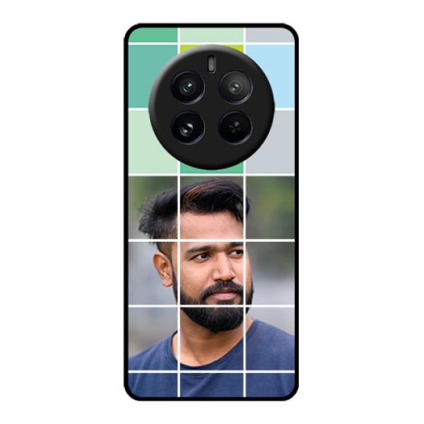 Realme P1 Pro 5G Custom Glass Phone CaseWith White Box Pattern Realme P1 Pro 5G Custom Glass Phone CaseWith White Box Pattern