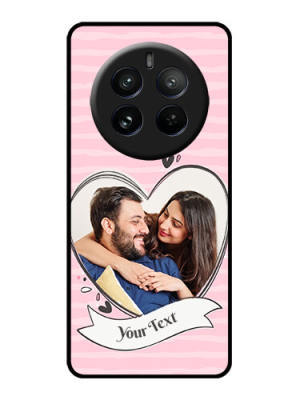 Custom Realme P1 Pro 5G Custom Glass Phone CaseVintage Heart Design