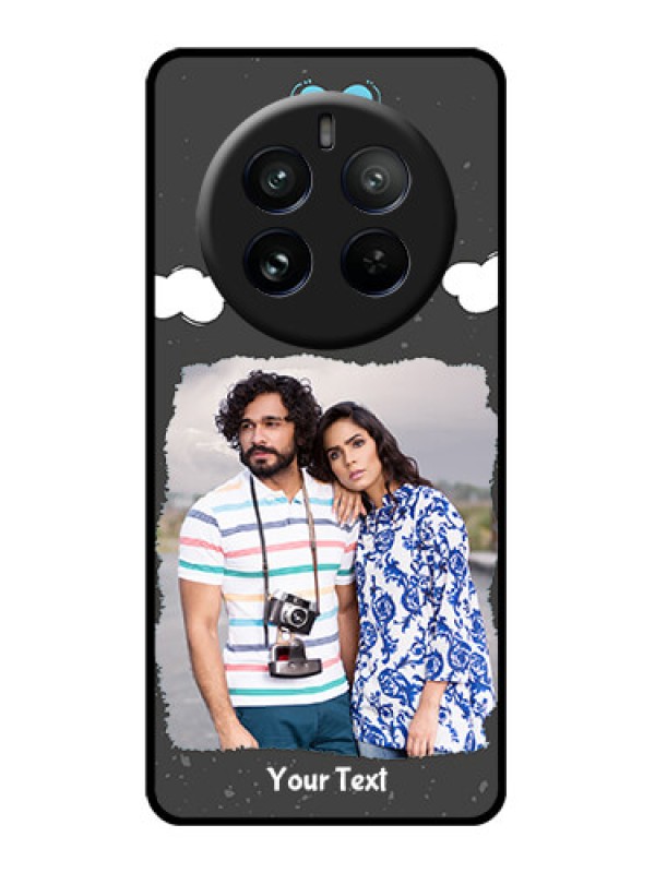 Custom Realme P1 Pro 5G Custom Glass Phone CaseSplashes With Love Doodles Design