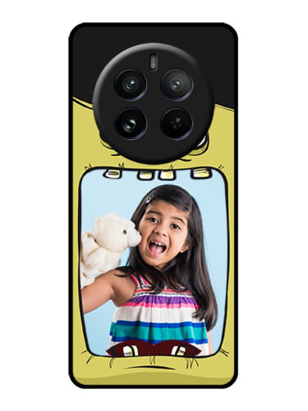 Custom Realme P1 Pro 5G Custom Glass Phone CaseCartoon Monster Back Case Design