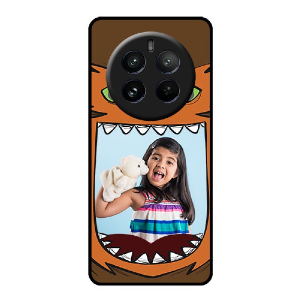 Realme P1 Pro 5G Custom Glass Phone CaseOwl Monster Back Case Design Realme P1 Pro 5G Custom Glass Phone CaseOwl Monster Back Case Design