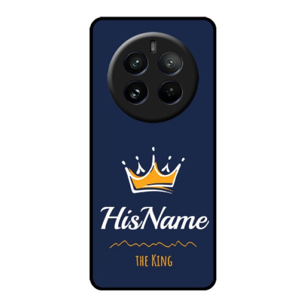 Realme P1 Pro 5G Custom Glass Phone CaseKing With Name Design
