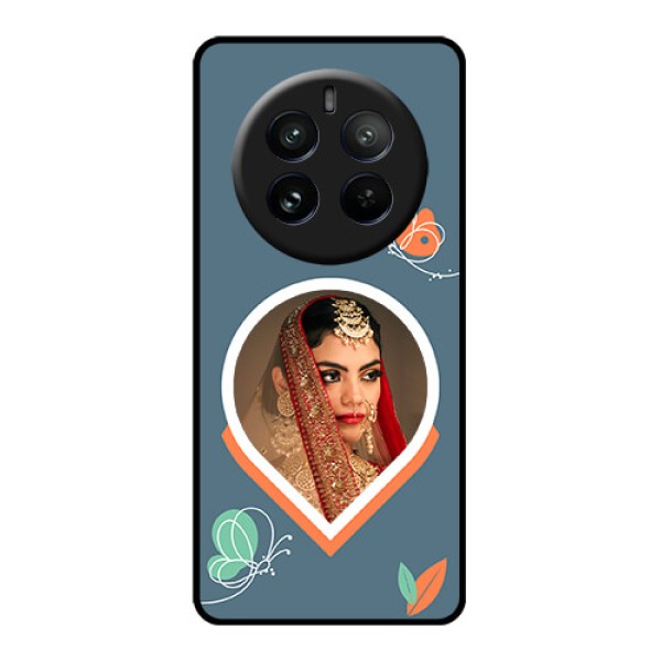 Realme P1 Pro 5G Custom Glass Phone CaseDroplet Butterflies Design Realme P1 Pro 5G Custom Glass Phone CaseDroplet Butterflies Design