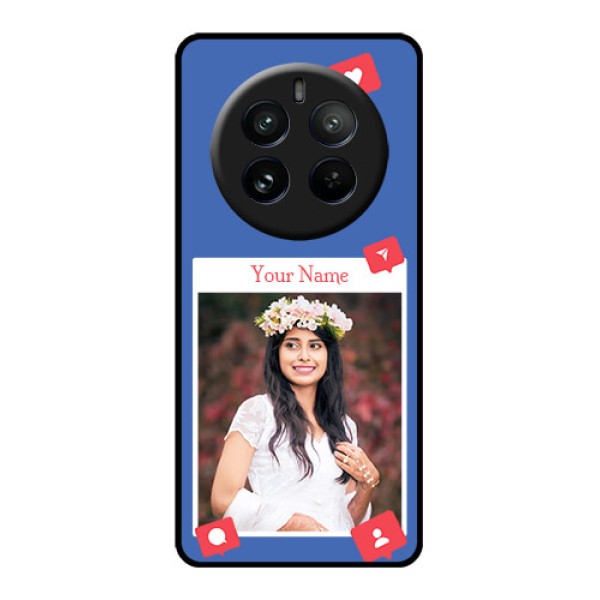 Realme P1 Pro 5G Custom Glass Phone CaseLike Share And Comment Design Realme P1 Pro 5G Custom Glass Phone CaseLike Share And Comment Design