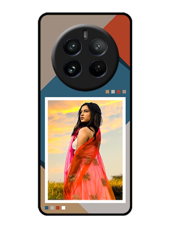 Custom Realme P1 Pro 5G Custom Glass Phone CaseRetro Color Pallet Design