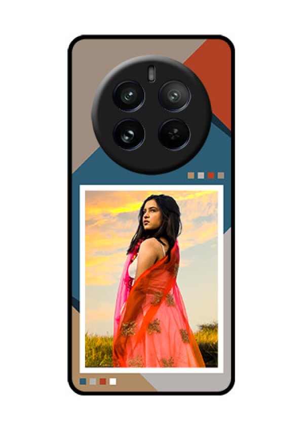 Realme P1 Pro 5G Custom Glass Phone CaseRetro Color Pallet Design