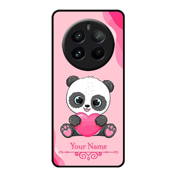 Realme P1 Pro 5G Custom Glass Phone CaseCute Panda Design