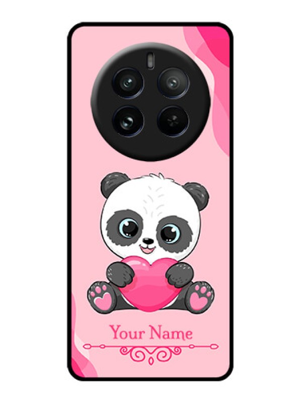 Custom Realme P1 Pro 5G Custom Glass Phone CaseCute Panda Design