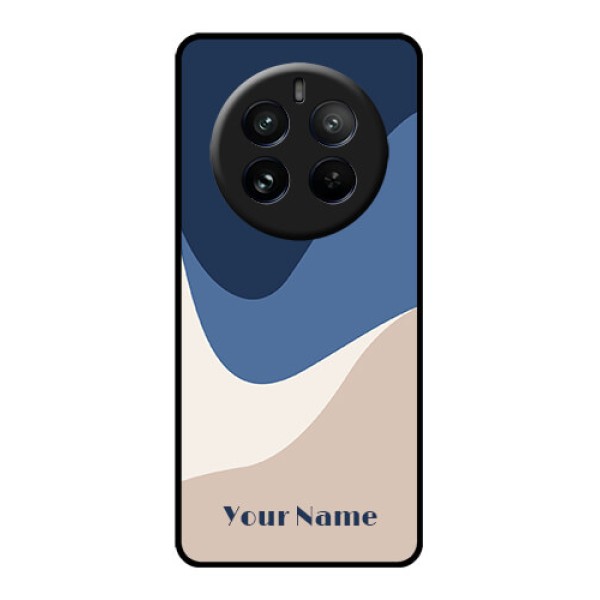 Realme P1 Pro 5G Custom Glass Phone CaseAbstract Drip Art Design