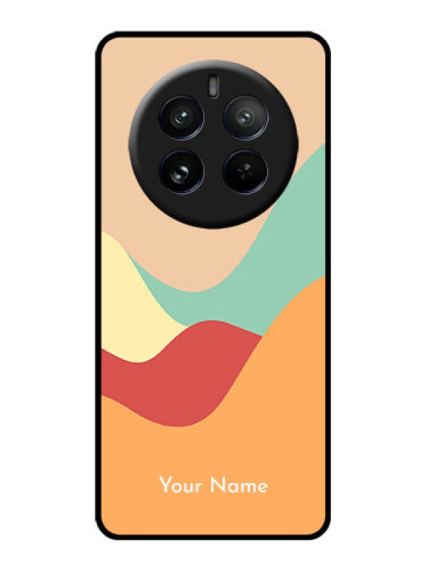 Custom Realme P1 Pro 5G Custom Glass Phone CaseOcean Waves Multi - Colour Design