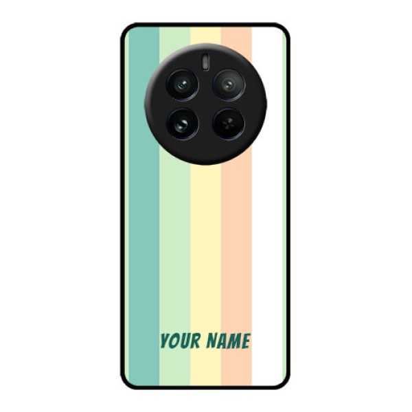 Realme P1 Pro 5G Custom Glass Phone CaseMulti - Colour Stripes Design Realme P1 Pro 5G Custom Glass Phone CaseMulti - Colour Stripes Design