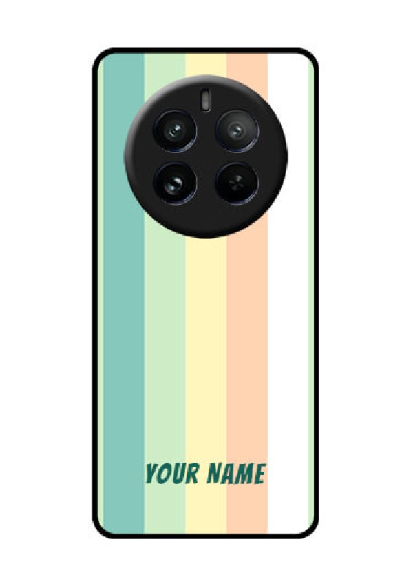 Realme P1 Pro 5G Custom Glass Phone CaseMulti - Colour Stripes Design