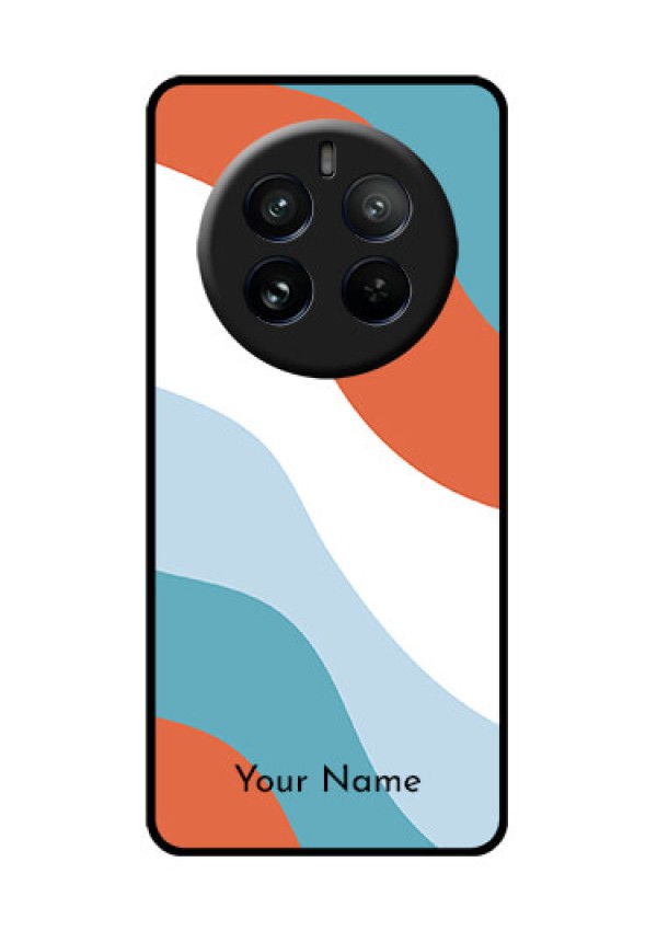 Realme P1 Pro 5G Custom Glass Phone CaseColoured Waves Design