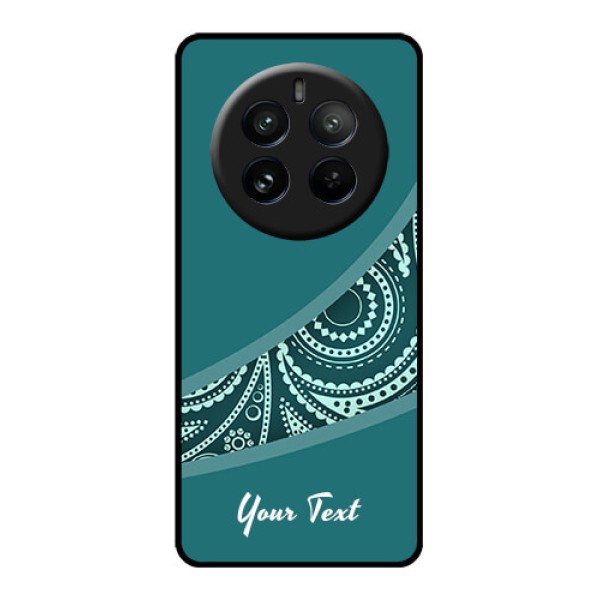 Realme P1 Pro 5G Custom Glass Phone CaseSemi Visible Floral Design