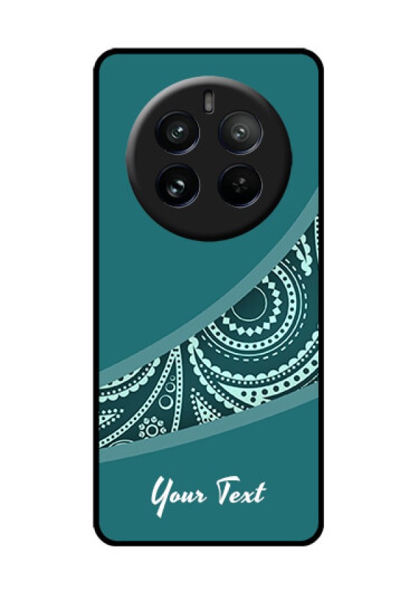 Realme P1 Pro 5G Custom Glass Phone CaseSemi Visible Floral Design