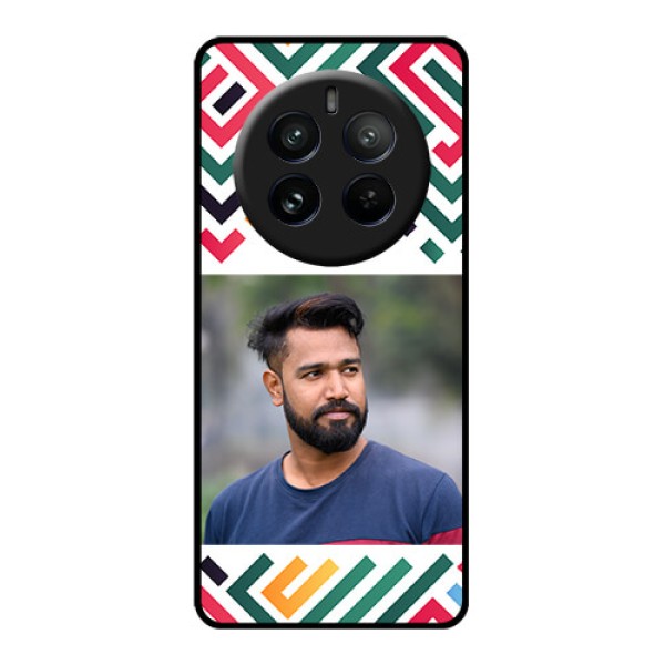 Realme P1 Pro 5G Custom Glass Phone CaseColorful Maze Pattern Design Realme P1 Pro 5G Custom Glass Phone CaseColorful Maze Pattern Design