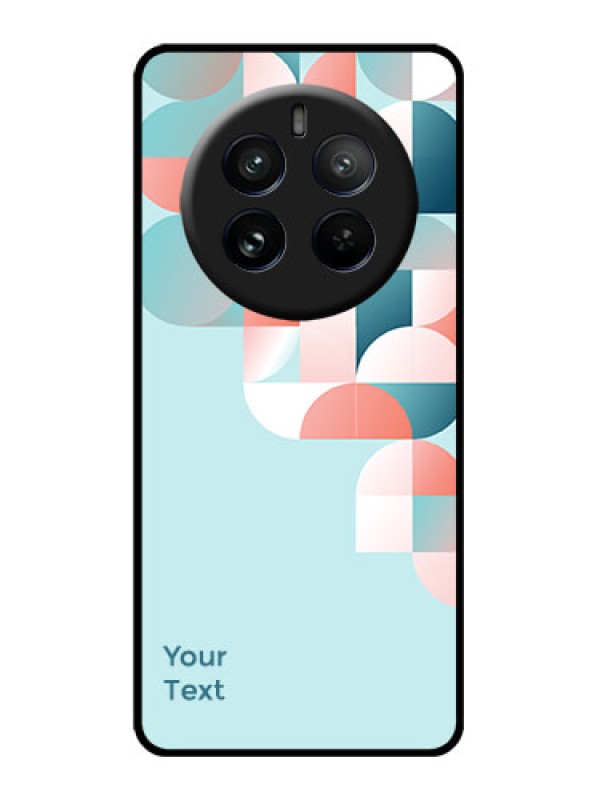 Custom Realme P1 Pro 5G Custom Glass Phone CaseStylish Semi - Circle Pattern Design