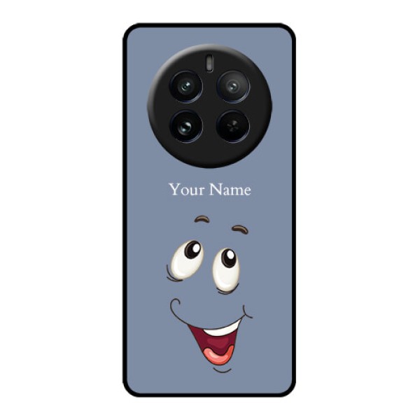 Realme P1 Pro 5G Custom Glass Phone CaseLaughing Cartoon Face Design