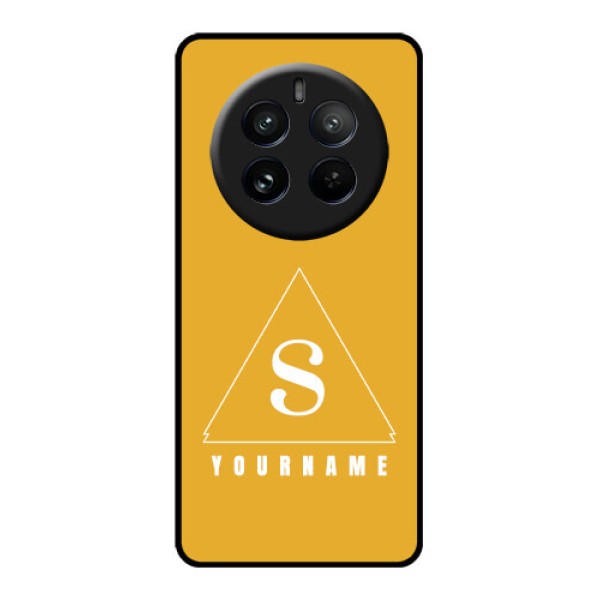 Realme P1 Pro 5G Custom Glass Phone CaseSimple Triangle Design