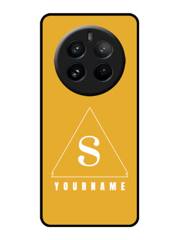 Custom Realme P1 Pro 5G Custom Glass Phone CaseSimple Triangle Design