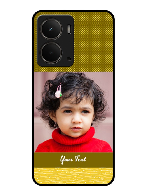 Custom Realme P3 5G Custom Glass Phone Case - Simple Green Color Design