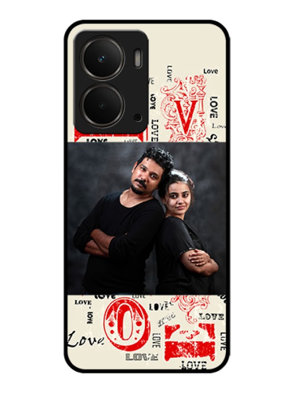 Custom Realme P3 5G Custom Glass Phone Case - Trendy Love Design Case