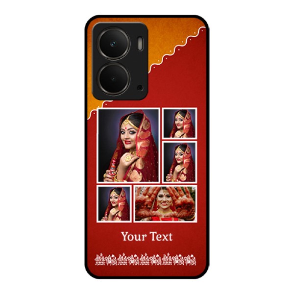 Realme P3 5G Custom Glass Phone Case - Wedding Pic Upload Design Realme P3 5G Custom Glass Phone Case - Wedding Pic Upload Design