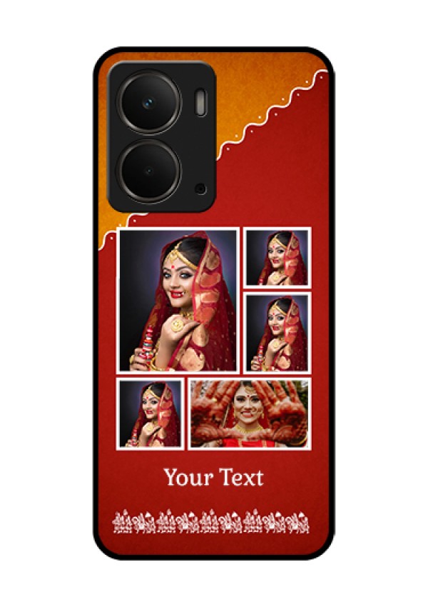 Realme P3 5G Custom Glass Phone Case - Wedding Pic Upload Design