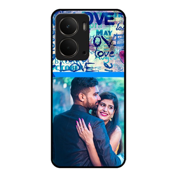 Realme P3 5G Custom Glass Phone Case - Colorful Love Design
