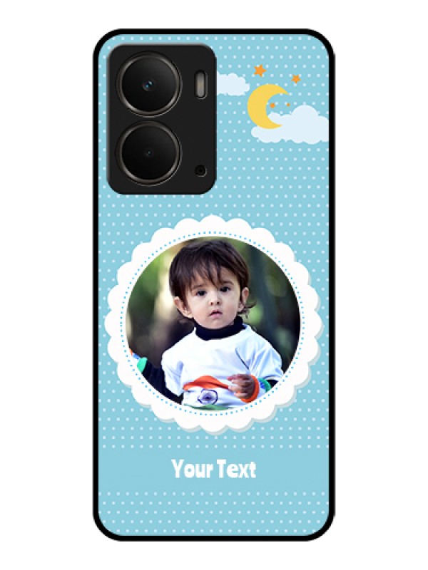 Custom Realme P3 5G Custom Glass Phone Case - Violet Pattern Design