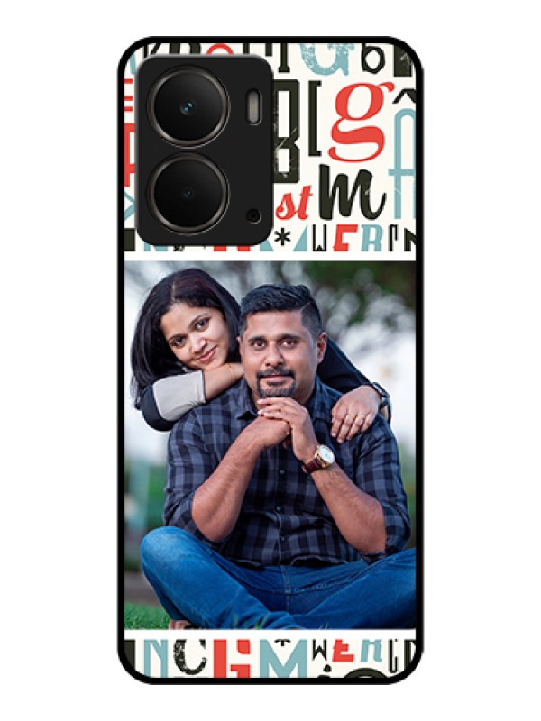 Custom Realme P3 5G Custom Glass Phone Case - Alphabet Design