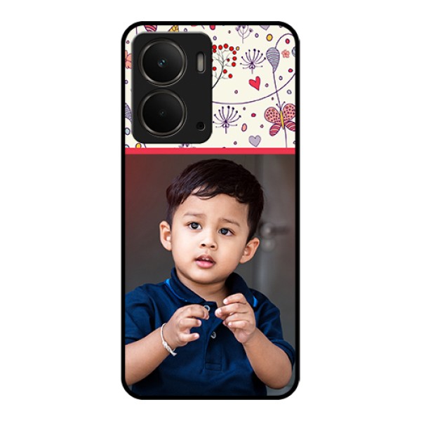 Realme P3 5G Custom Glass Phone Case - Premium Floral Design