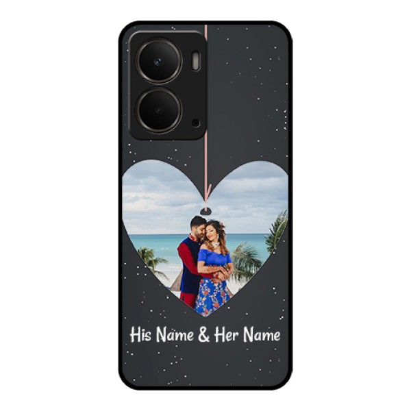 Realme P3 5G Custom Glass Phone Case - Hanging Heart Design