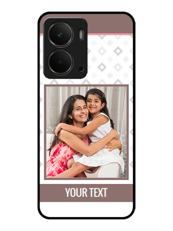 Custom Realme P3 5G Custom Glass Phone Case - Simple Diamond Design