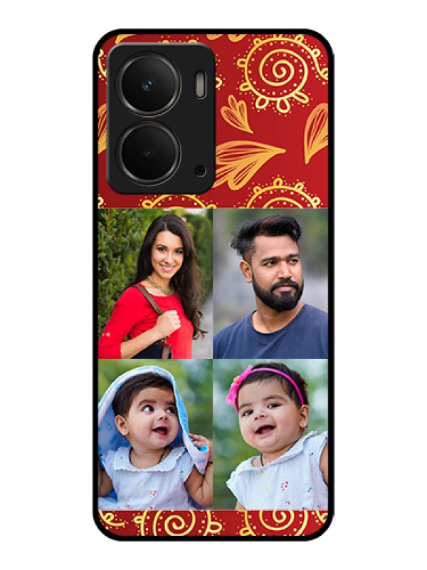 Custom Realme P3 5G Custom Glass Phone Case - 4 Image Traditional Design