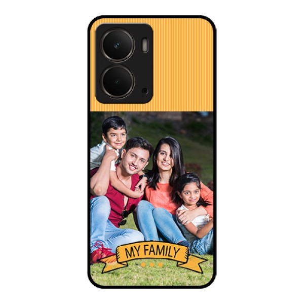 Realme P3 5G Custom Glass Phone Case - My Family Design