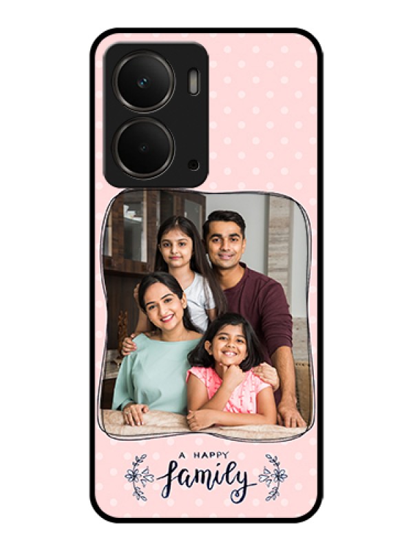 Custom Realme P3 5G Custom Glass Phone Case - Family With Dots Design