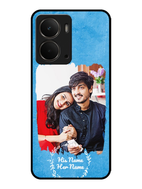 Custom Realme P3 5G Custom Glass Phone Case - Blue Color Vintage Design