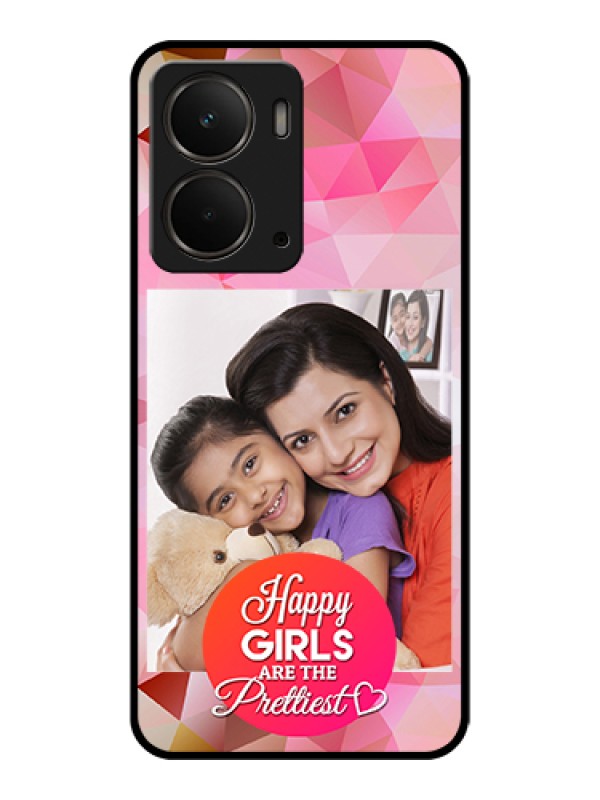 Custom Realme P3 5G Custom Glass Phone Case - Abstract Triangle Design