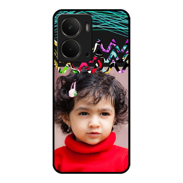 Realme P3 5G Custom Glass Phone Case - Neon Abstract Design