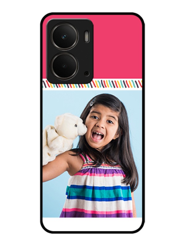 Custom Realme P3 5G Custom Glass Phone Case - Line Art Design