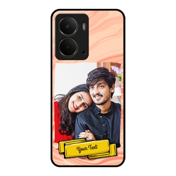 Realme P3 5G Custom Glass Phone Case - Marble Texture Design Realme P3 5G Custom Glass Phone Case - Marble Texture Design
