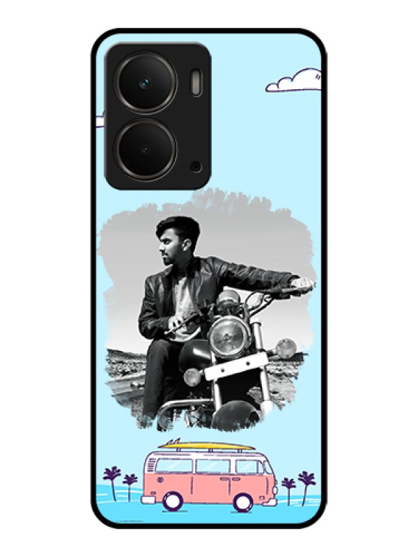 Custom Realme P3 5G Custom Glass Phone Case - Travel & Adventure Design