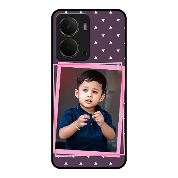 Realme P3 5G Custom Glass Phone Case - Triangle Pattern Dotted Design Realme P3 5G Custom Glass Phone Case - Triangle Pattern Dotted Design